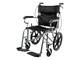 View product image Wheelchair Lightweight Folding Portable Transport Chair with Bags Solid Tires Seatbelt Hand Brakes - image 4 of 5