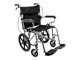 View product image Wheelchair Lightweight Folding Portable Transport Chair with Bags Solid Tires Seatbelt Hand Brakes - image 5 of 5