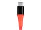View product image Monoprice AtlasFlex Series Durable USB 2.0 Type-C to Type-A Charge and Sync Kevlar-Reinforced Nylon-Braid Cable, 3ft, Red - 3 Pack - image 5 of 6