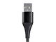 View product image Monoprice Premium Ultra Durable Nylon Braided Apple MFi Certified Kevlar-Reinforced Lightning to USB Type-A Charging Cable, 3-Pack - 3ft, Black - image 6 of 6