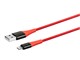 View product image Monoprice AtlasFlex Series Durable Apple MFi Certified Lightning to USB Type-A Charge and Sync Kevlar-Reinforced Nylon-Braid Cable, 6ft, Red - 3 Pack - image 2 of 6