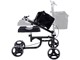 View product image Steerable Knee Walker Scooter Foldable with Basket Adjusted Height Walking Aid Contoured Knee Platform 295LBS Capacity Rear On-Wheel Brakes - image 2 of 5