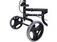 View product image Steerable Knee Walker Scooter Foldable with Basket Adjusted Height Walking Aid Contoured Knee Platform 295LBS Capacity Rear On-Wheel Brakes - image 3 of 5