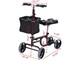 View product image Steerable Knee Walker Scooter Foldable with Basket Adjusted Height Walking Aid Contoured Knee Platform 295LBS Capacity Rear On-Wheel Brakes - image 4 of 5