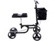 View product image Steerable Knee Walker Scooter Foldable with Basket Adjusted Height Walking Aid Contoured Knee Platform 295LBS Capacity Rear On-Wheel Brakes - image 5 of 5