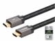 View product image Monoprice 8K Certified Braided Ultra High Speed HDMI Cable - HDMI 2.1, 8K@60Hz, 48Gbps, CL2 In-Wall Rated, 26AWG, 15ft, Black - image 1 of 3