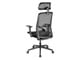 View product image Workstream by Monoprice WFH Ergonomic Office Chair with Mesh Seat, Lumbar Support, Adjustable Armrests, Backrest, and Headrest - image 3 of 6