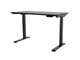 View product image Monoprice WFH Single Motor Height Adjustable Motorized Complete Sit-Stand Desk with Solid-core Wood Top, 47.2 x 23.6 Inch, Black - image 1 of 6