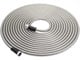 View product image 75 Foot Garden Hose Stainless Steel Metal Water Hose Tough & Flexible, Lightweight, Crush Resistant Aluminum Fittings, Kink & Tangle Free, Rust Proof, Easy to Use & Store - image 1 of 4