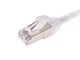 View product image Monoprice Cat6A 3ft White Component Level Patch Cable,  Double Shielded (S/FTP), 30AWG, 10G, CM Pure Bare Copper, Snagless RJ45, SlimRun Series Ethernet Cable - image 3 of 4