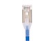 View product image Monoprice SlimRun Cat6A Ethernet Patch Cable - Snagless, Double Shielded, Component Level, CM, 30AWG, 7ft, Blue - image 4 of 4