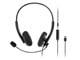 View product image Monoprice WFH 3.5mm + USB Wired Headphone with Mic Back to Basics Web Meeting Headset - image 1 of 6
