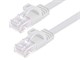 View product image Monoprice Cat6 3ft White Flat Patch Cable, UTP, 30AWG, 550MHz, Pure Bare Copper, Snagless RJ45, Flexboot Series Ethernet Cable - image 1 of 4