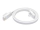 View product image Monoprice Cat6 3ft White Flat Patch Cable, UTP, 30AWG, 550MHz, Pure Bare Copper, Snagless RJ45, Flexboot Series Ethernet Cable - image 3 of 4