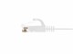 View product image Monoprice Cat6 14ft White Flat Patch Cable, UTP, 30AWG, 550MHz, Pure Bare Copper, Snagless RJ45, Flexboot Series Ethernet Cable - image 2 of 4
