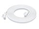 View product image Monoprice Flexboot Cat6 Ethernet Patch Cable - Snagless RJ45, Flat, 550MHz, UTP, Pure Bare Copper Wire, 30AWG, 14ft, White - image 3 of 4