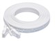 View product image Monoprice Cat6 25ft White Flat Patch Cable, UTP, 30AWG, 550MHz, Pure Bare Copper, Snagless RJ45, Flexboot Series Ethernet Cable - image 3 of 4