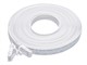 View product image Monoprice Cat6 50ft White Flat Patch Cable, UTP, 30AWG, 550MHz, Pure Bare Copper, Snagless RJ45, Flexboot Series Ethernet Cable - image 3 of 4
