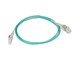 View product image Monoprice OM3 Fiber Optic Cable - Reverse Polarity LC/LC Uniboot, UL, 50/125 Type, 10GB, Aqua, 5m, Corning - image 1 of 3