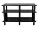 View product image Monolith by Monoprice Double-Wide 3-Tier AV Stand, Black - image 2 of 5