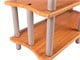 View product image Monolith by Monoprice Heavy Duty Double-Wide 3-Tier AV Stand, 47.2&#34; Wide, Maple - image 3 of 5