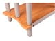 View product image Monolith by Monoprice Double-Wide 3-Tier AV Stand, Maple - image 5 of 5