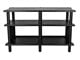View product image Monolith by Monoprice Double-Wide XL 3-Tier AV Stand, Black - image 2 of 5