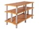 View product image Monolith by Monoprice Double-Wide XL 3-Tier AV Stand, Maple - image 1 of 5