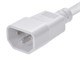 View product image Monoprice Heavy Duty Power Cable - IEC 60320 C14 to IEC 60320 C15, 14AWG, 15A, SJT, 125V, White, 3ft - image 3 of 6