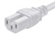 View product image Monoprice Heavy Duty Power Cable - IEC 60320 C14 to IEC 60320 C15, 14AWG, 15A, SJT, 125V, White, 3ft - image 4 of 6