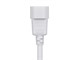 View product image Monoprice Heavy Duty Power Cable - IEC 60320 C14 to IEC 60320 C15, 14AWG, 15A, SJT, 125V, White, 3ft - image 5 of 6