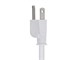 View product image Monoprice Power Cord - NEMA 5-15P to IEC 60320 C13, 18AWG, 10A, 125V, 3-Prong, White, 2ft - image 5 of 6