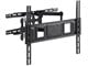View product image Monoprice Commercial Series Full-Motion Articulating TV Wall Mount Bracket For TVs 32in to 70in, Max Weight 88 lbs, Extension Range 2.4in to 18.4in, VESA Up to 400x400, Rotating, Fits Curved Screens - image 2 of 6
