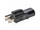 View product image Monoprice Power Adapter - NEMA 5-15P to IEC 60320 C13 Power Plug Adapter, Reversible, 15A/125V, Black - image 1 of 5