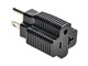 View product image Monoprice Power Adapter - NEMA 5-15P to NEMA 5-20R Power Plug Adapter, Reversible, 15A/20A 125V, Black - image 4 of 5