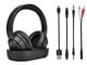 View product image Monoprice Bluetooth Headphone with Transmitter Charger Base and aptX Low Latency - image 6 of 6