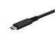 View product image Monoprice USB-C Gen 3x2 Cable 40Gbps 100W  Black  1m (3.28ft) - image 4 of 5