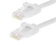 View product image Monoprice Flexboot Cat6 Ethernet Patch Cable - Snagless RJ45, 550MHz, UTP, Pure Bare Copper Wire, 24AWG, 0.5ft, White, 12-Pack - image 1 of 5