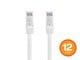View product image Monoprice Flexboot Cat6 Ethernet Patch Cable - Snagless RJ45, 550MHz, UTP, Pure Bare Copper Wire, 24AWG, 0.5ft, White, 12-Pack - image 2 of 5