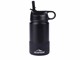 View product image Pure Outdoor by Monoprice Vacuum-Sealed 12 oz. Wide-Mouth Kids' Water Bottle with Straw Lid, Black - image 2 of 5