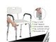 View product image Essential Spa Bathtub Shower Lift Chair, Adjustable Bath Seat, Portable Shower Bench, Tool-Free Assembly, Bathroom Lift Chair with Arms and Back  - image 4 of 6