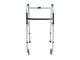 View product image Folding Walker with Wheels Front Wheeled Walkers, 5 inch Wheels, Adjustable Height  - image 2 of 3