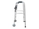 View product image Folding Walker with Wheels Front Wheeled Walkers, 5 inch Wheels, Adjustable Height  - image 3 of 3