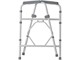 View product image 3-in-1 Folding Bedside Commode, Heavy Duty Steel, Toilet Seat Chair Clip on Seat, Raised Toilet Seat, Height Adjustable, Porta Potty for Adults - Portable Toilet for Camping - image 4 of 6