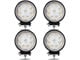 View product image 4Pack 4inch 27W Flood Round Pods Led Work Light Driving Fog Light Offroad Light for Tractor Off-Road SUV Boat Truck  - image 1 of 5