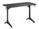 View product image Monoprice Home Office Fixed Steel Frame Computer Desk with Solid-Core 4-foot Desktop and Accessory Attachments, Black - image 1 of 6