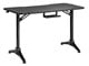 View product image Workstream by Monoprice Home Office Steel Frame Computer Desk with Solid-Core 4-foot Desktop and Accessory Attachments, Black - image 4 of 6