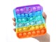 View product image (2 Pack) Pop Fidget Sensory Toys, Push Bubble Toy Pack, Stress Relief Silicone Pressure Relieving Squeeze Toys, for Kids Children Teens Adults Rainbow  - image 2 of 5