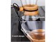 View product image Pour Over Coffee Maker with Reusable Double-layer Stainless Steel Filter, Coffee Dripper Brewer, Drip Glass Coffee Pot, High Heat Resistant Decanter, 28 Ounce, 6 Cup - image 3 of 6
