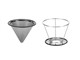 View product image Pour Over Coffee Dripper Slow Drip 304 Stainless Steel Coffee Filter Reusable Metal Cone Paperless Single Cup 1-2 Cup Coffee Maker with Non-slip Cup Stand  - image 2 of 6